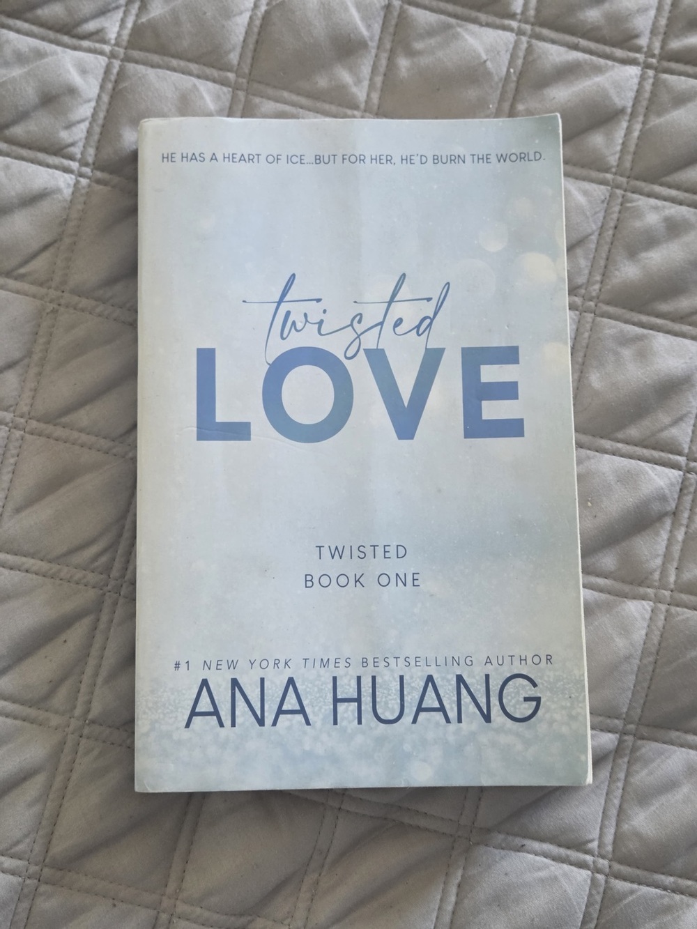 Twisted Love by — Paperback Book in Light Blue